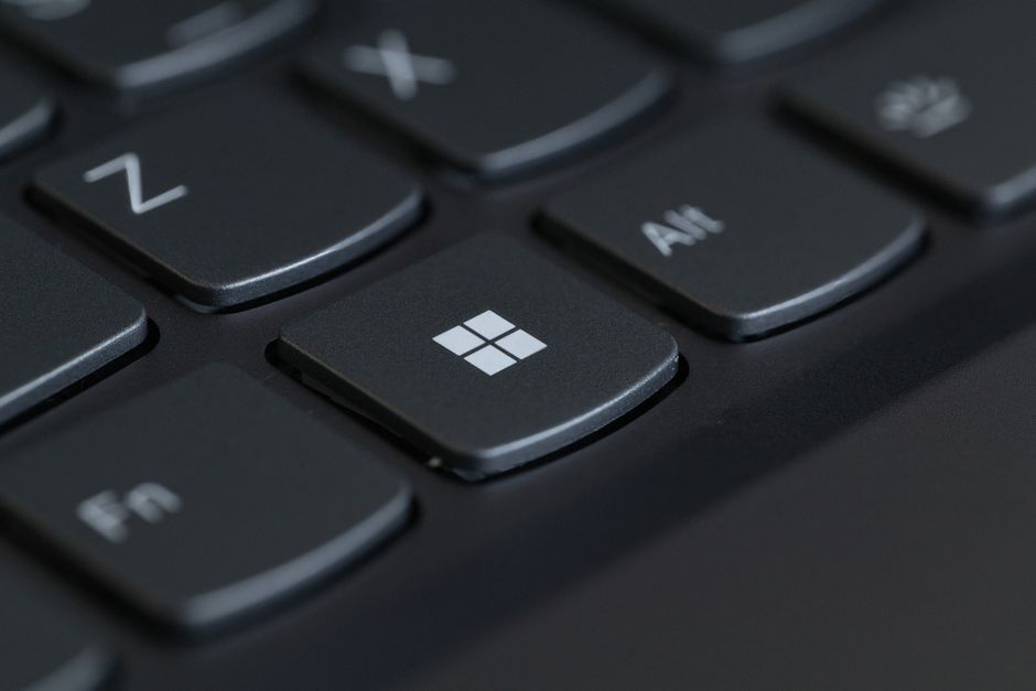 Clavier d'ordinateur en gros plan